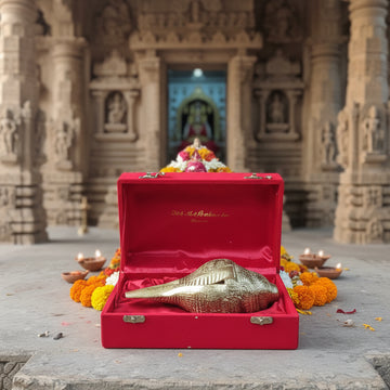 Metal Ganesha on Shankh | Perfect Spiritual Showpiece