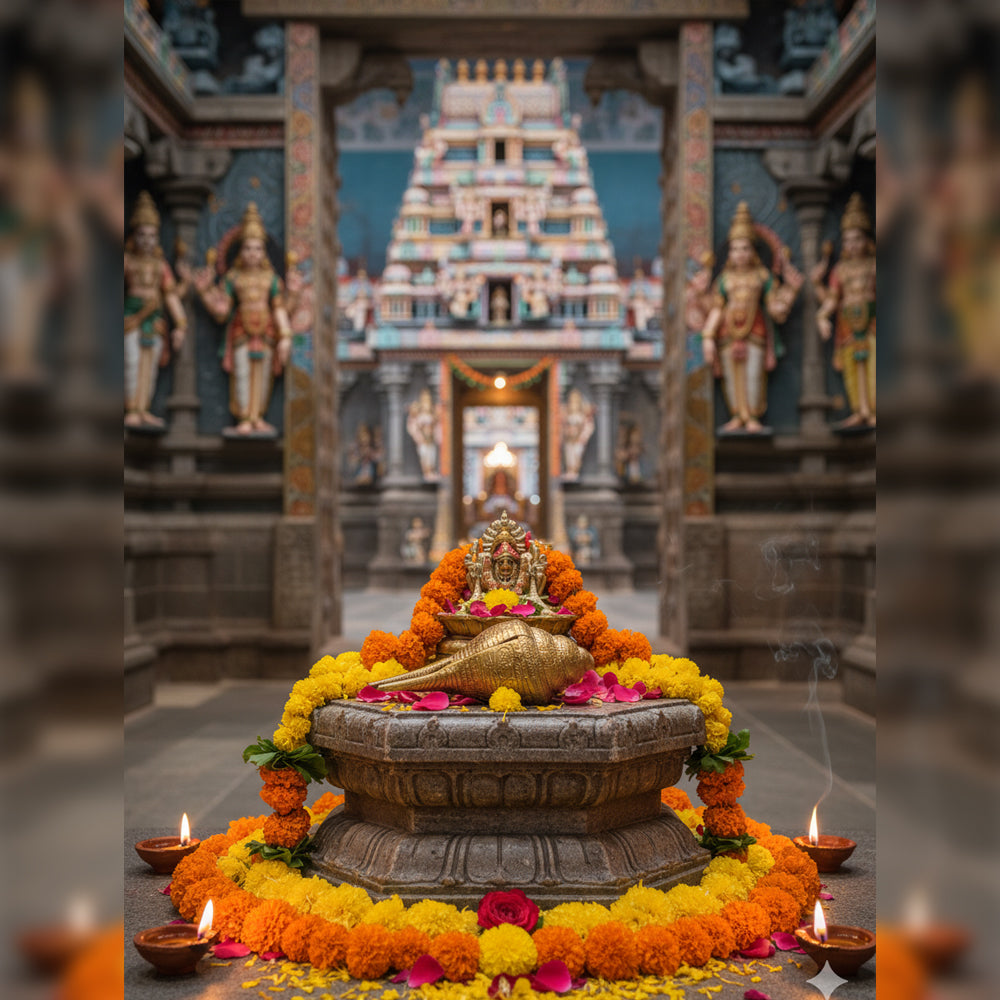 Metal Ganesha on Shankh | Perfect Spiritual Showpiece