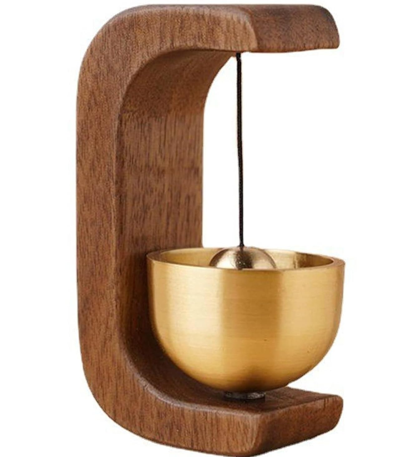 Premium Wooden Brass Bell Chime