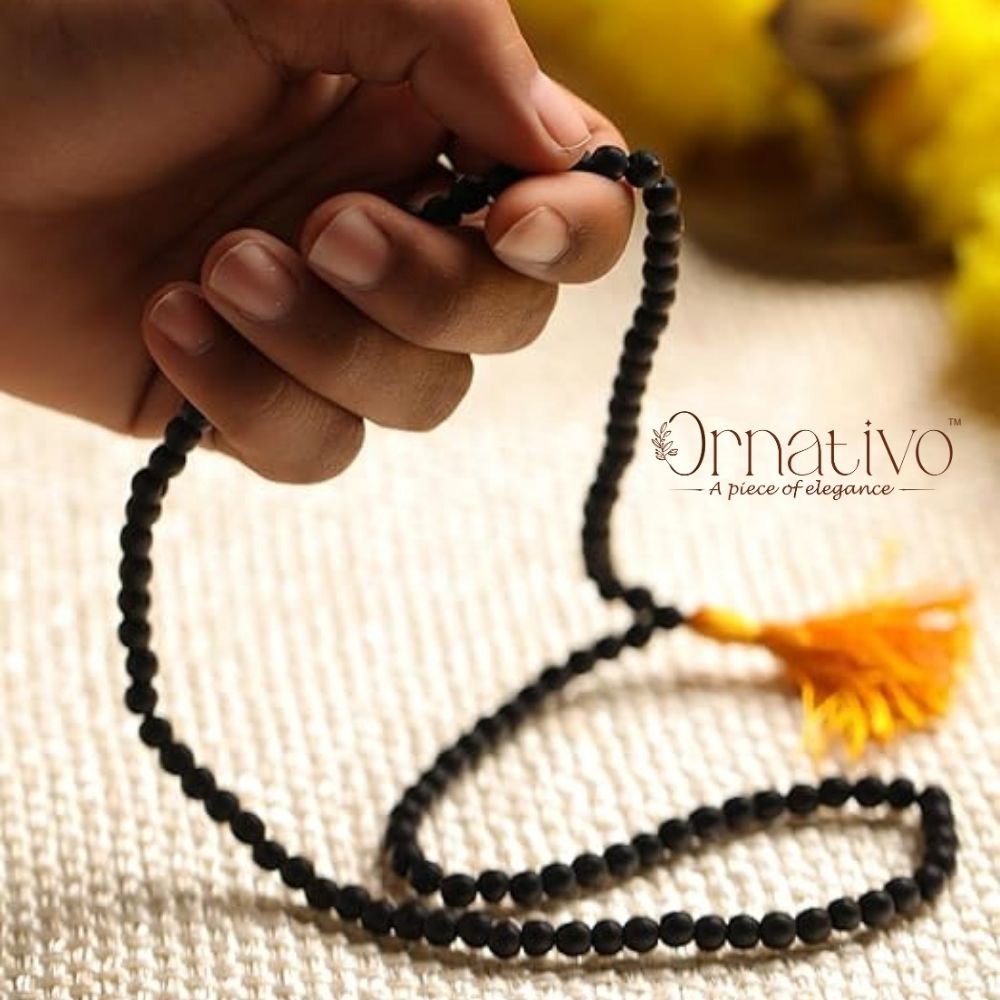 Original Karungali Malai 108-beads Ebony Wood